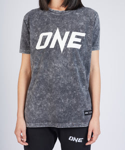 เสื้อยืด โลโก้ ONE สี Stonewashed