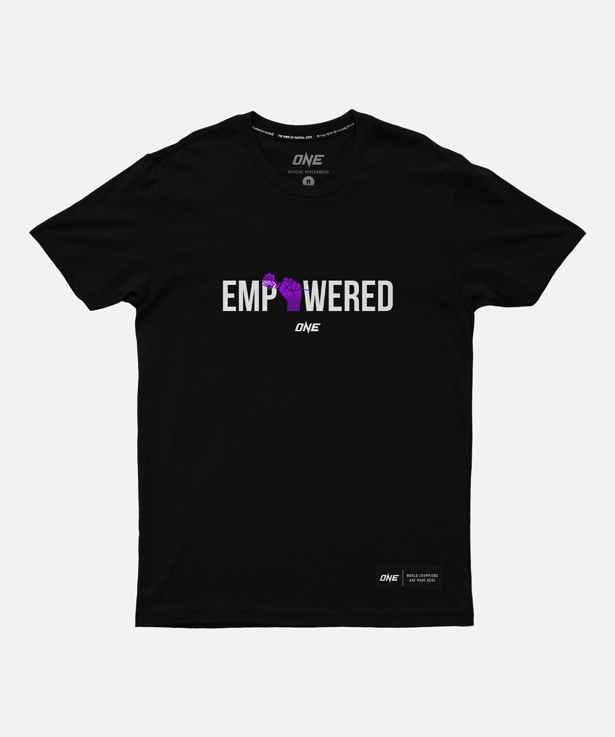 เสื้อยืด Empowered (สีดำ)