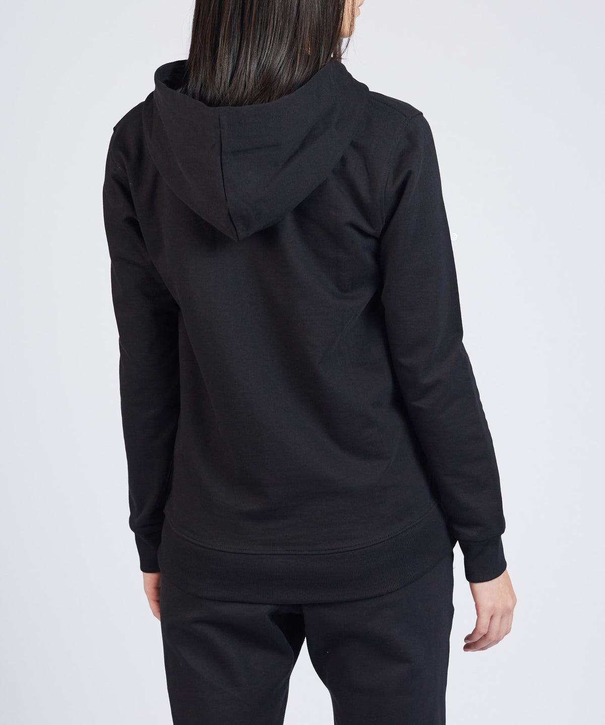 เสื้อฮู้ดมีซิป โลโก้ ONE (สีดำ)