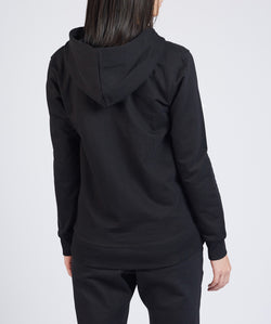 เสื้อฮู้ดมีซิป โลโก้ ONE (สีดำ)