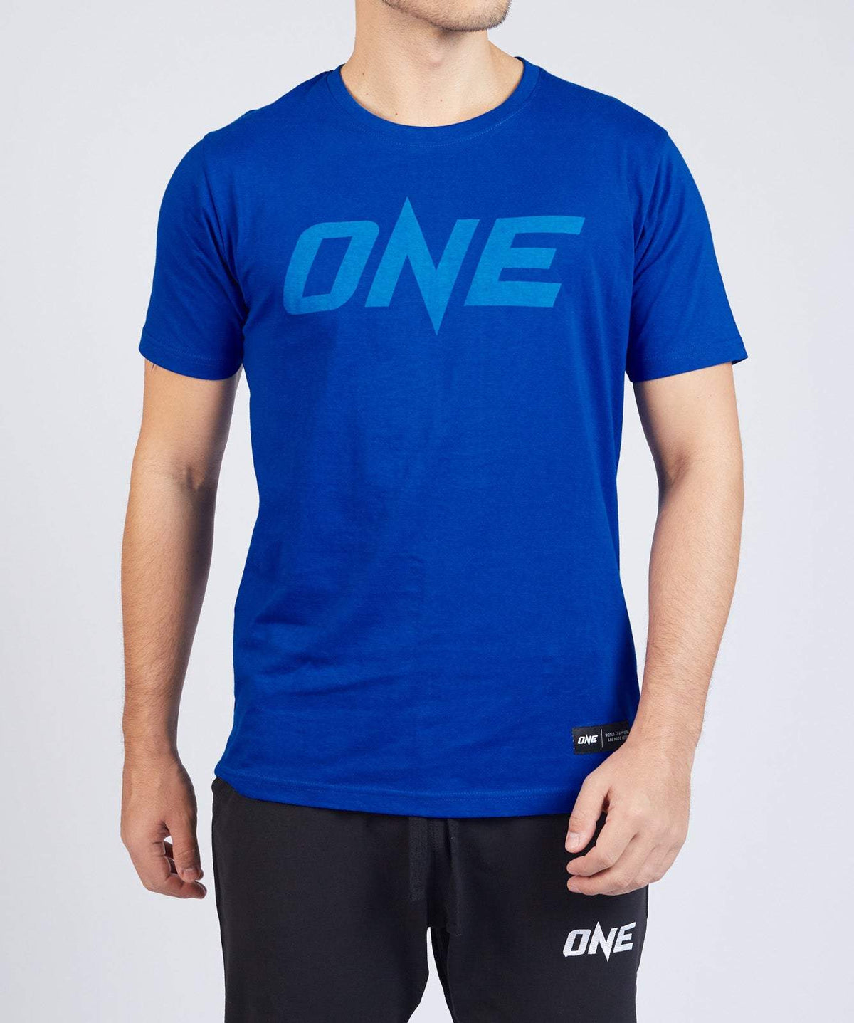 เสื้อยืด โลโก้ ONE Monotone สีน้ำเงิน