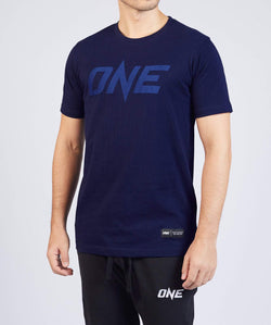เสื้อยืด โลโก้ ONE Monotone สีกรมท่า