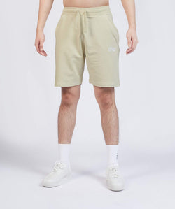 กางเกงจ็อกเกอร์ขาสั้น โลโก้ ONE (สีทราย)