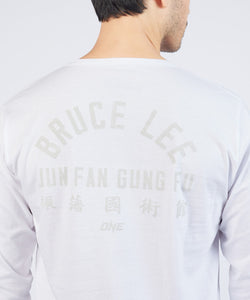 เสื้อยืดแขนยาว บรูซ ลี Jun Fan Gung Fu Henley L/S