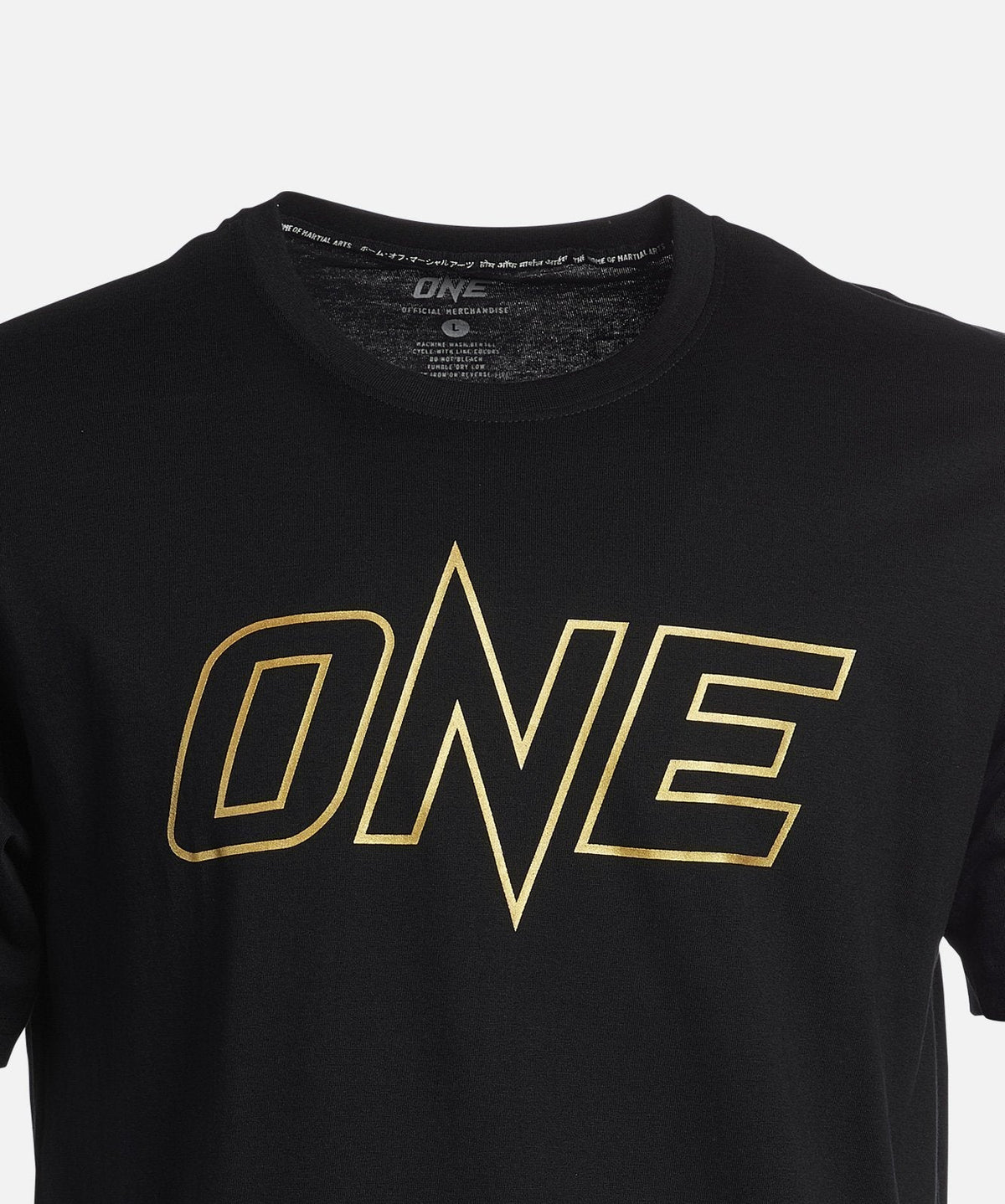 ONE Gold Metallic Logo Tee - ONE.SHOP | The Official Online Shop of ONE Championship