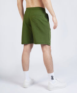 ONE Logo Jogger Shorts (Khaki Green)