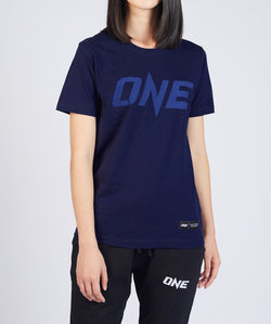 ONE Navy Monotone Logo Tee - ONE.SHOP | The Official Online Shop of ONE Championship