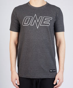 ONE Silver Metallic Logo Tee - ONE.SHOP | The Official Online Shop of ONE Championship