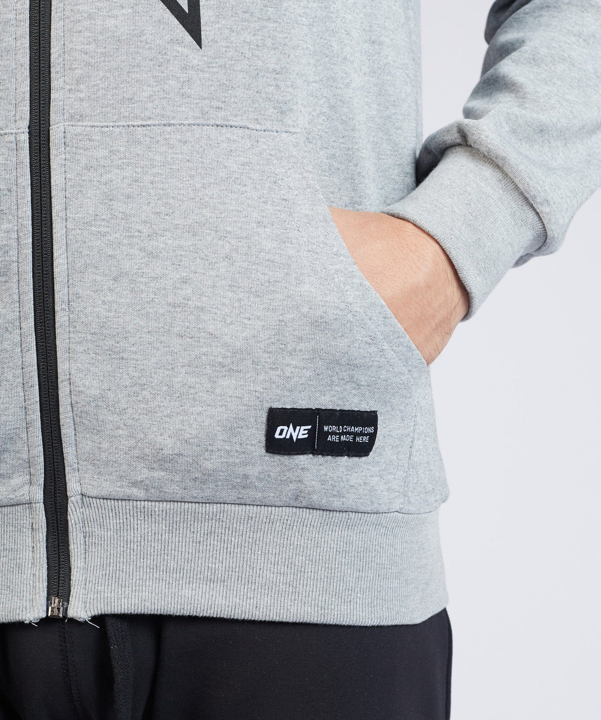 ONE Walkout Zip Hoodie (Gray) - ONE.SHOP | The Official Online Shop of ONE Championship