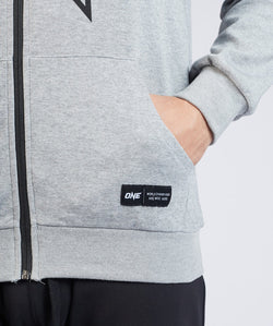 ONE Walkout Zip Hoodie (Gray) - ONE.SHOP | The Official Online Shop of ONE Championship