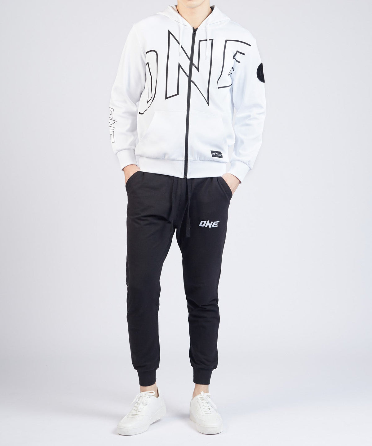ONE Walkout Zip Hoodie (White) - ONE.SHOP | The Official Online Shop of ONE Championship