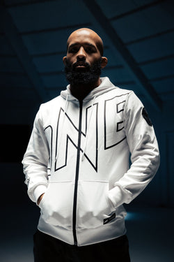 ONE Walkout Zip Hoodie (White) - ONE.SHOP | The Official Online Shop of ONE Championship