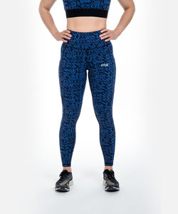 Elite Leggings 7/8 (Blue/Black)