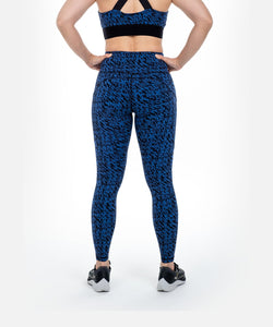 Elite Leggings 7/8 (Blue/Black)