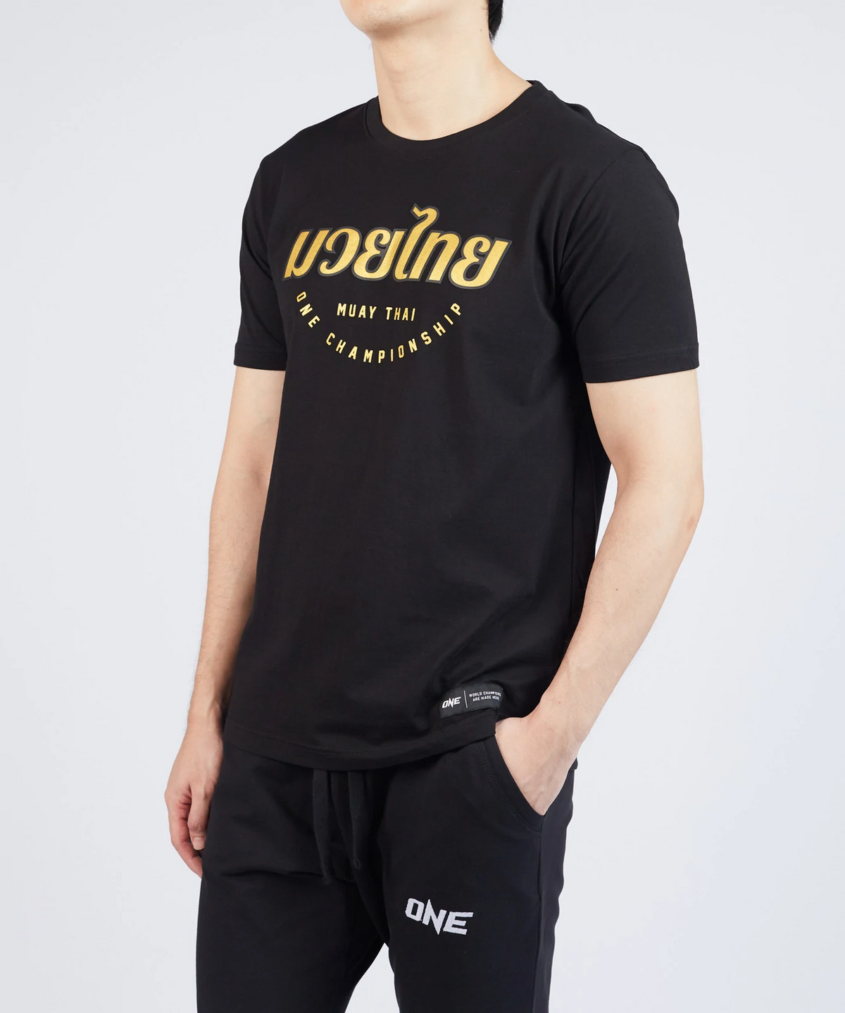 Muay Thai Gold Typography Tee - ONE.SHOP | The Official Online Shop of ONE Championship